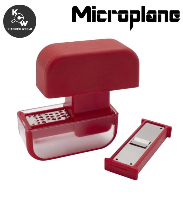 ชุดมีดบดและหั่นกระเทียม Microplane 48148 สีแดง_4